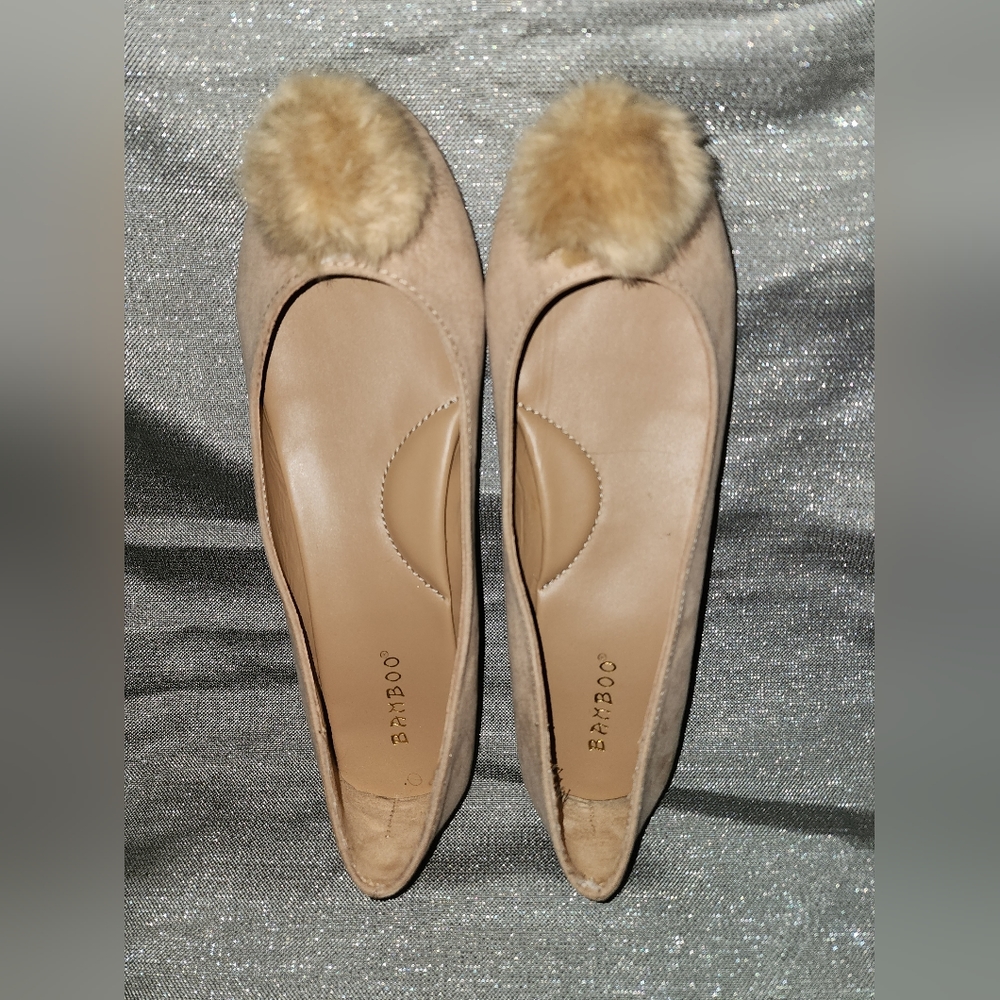 Bamboo Flat Shoes, sz 10